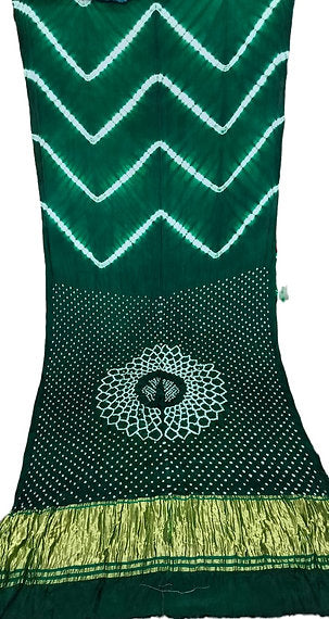 Modal Silk Tie Dye Leheriya Print Saree