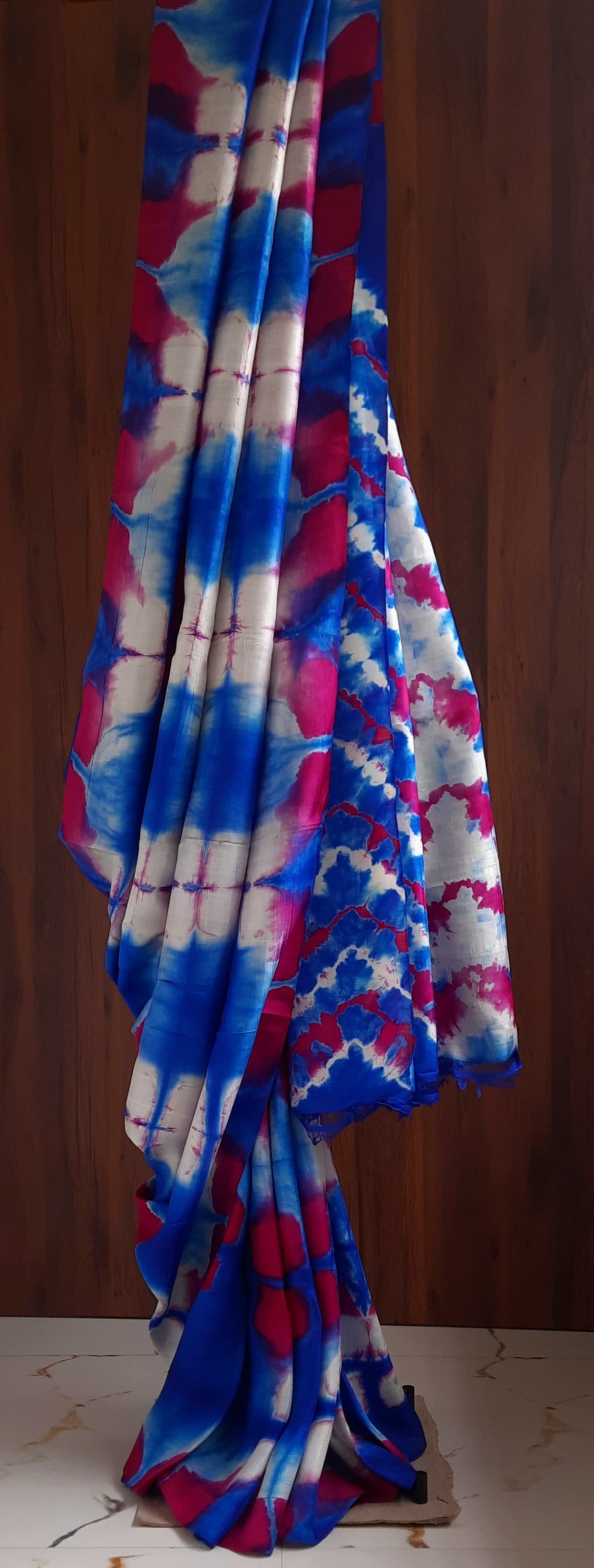 3-Ply Shibori Pure Murshidabad Silk Saree