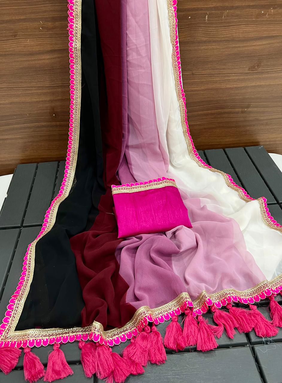 Georgette Party Wear Saree