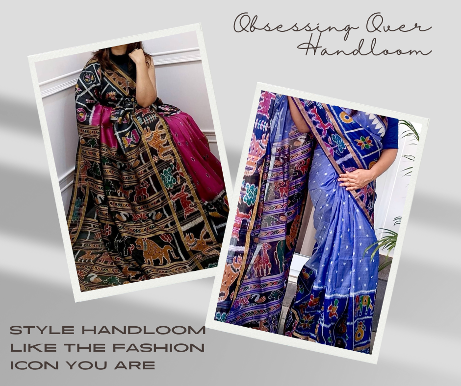 Who Says Handloom Can't Be Trendy? Breaking Fashion Stereotypes One Saree at a Time! 🔥