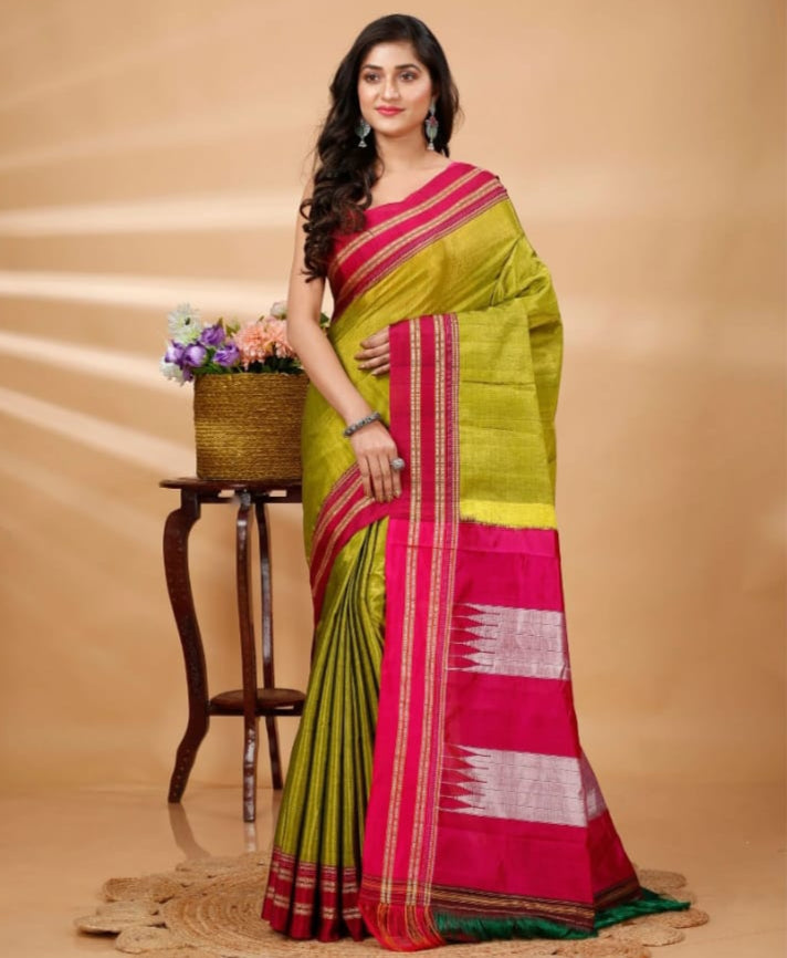 Ilkal Fancy Chikki Authentic Handloom Saree