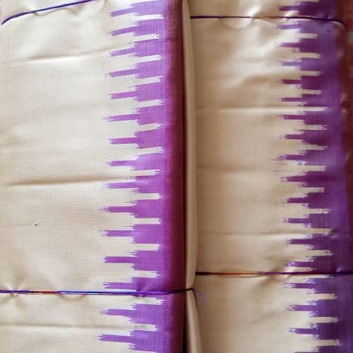 Pure Ikkat Silk Pattu Saree With Blouse Piece