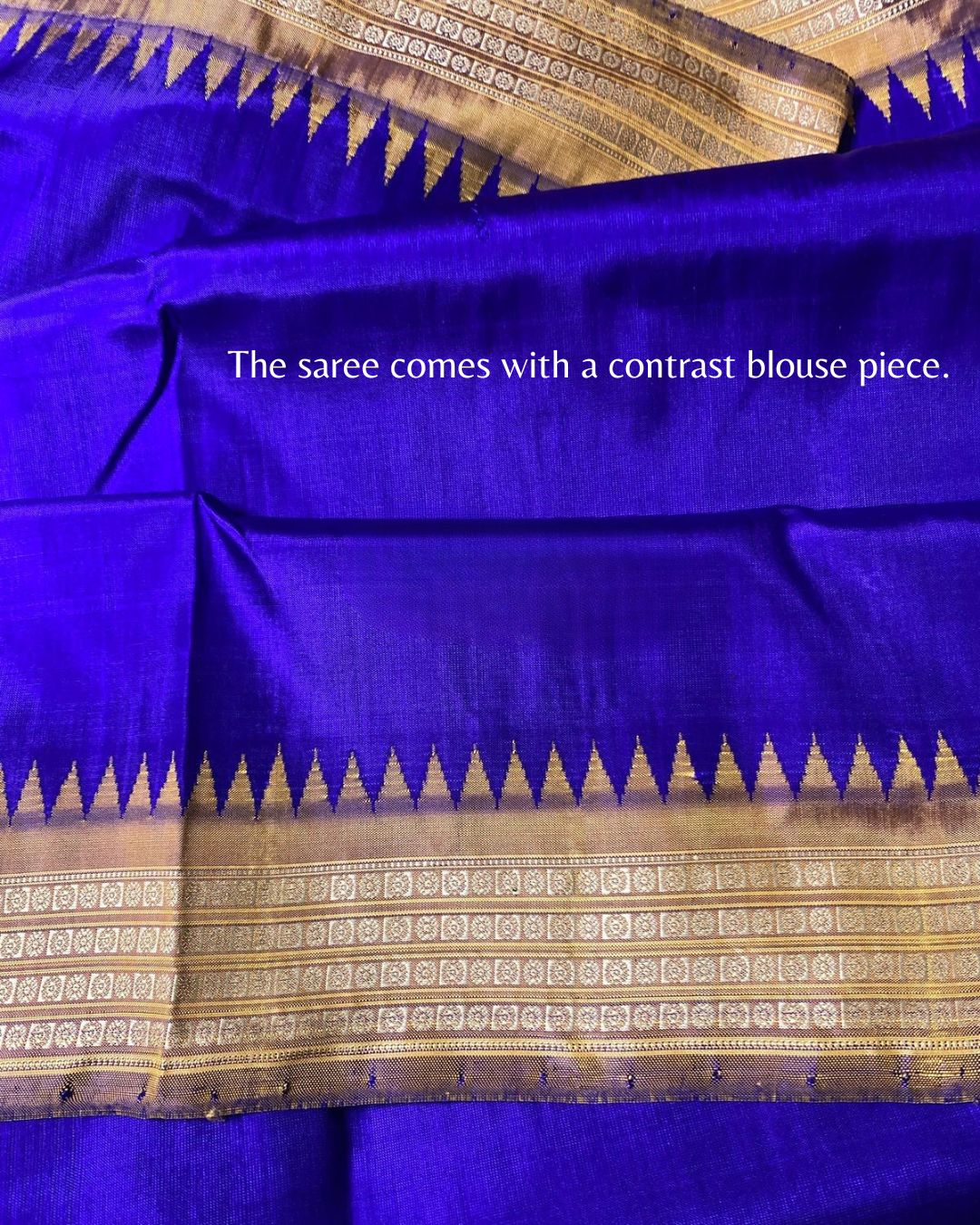 Pastel Orange Berhampuri Silk Saree