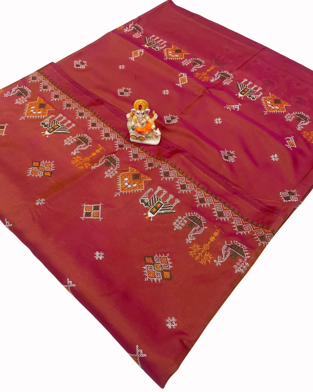 Kasuti Work Malai Silk Saree