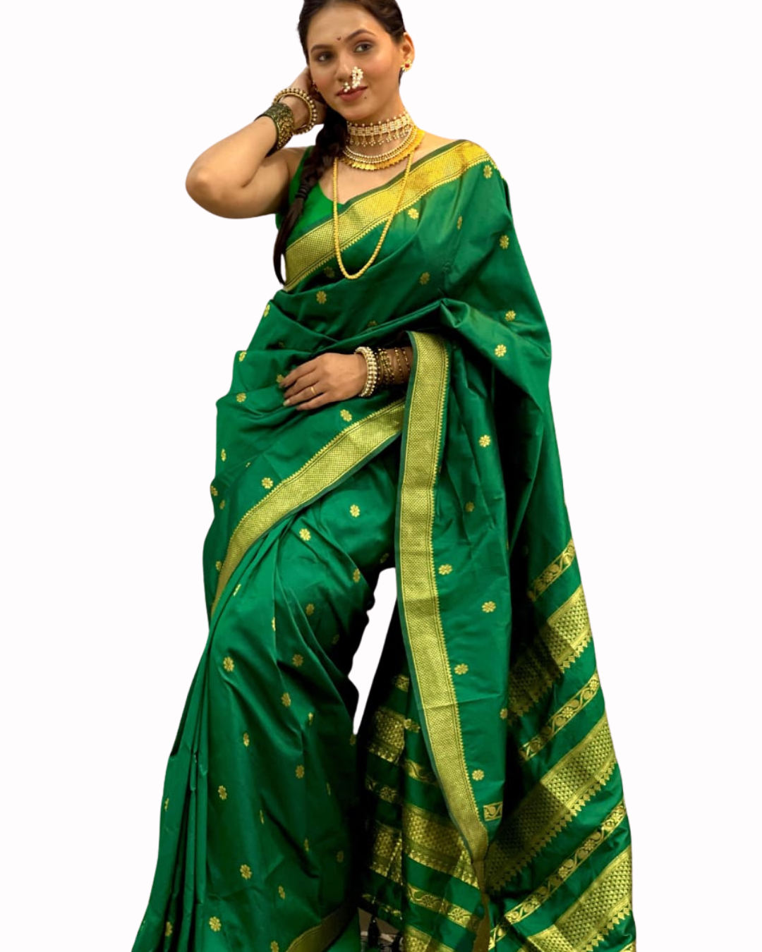 Green Color Kalyanipattu Silk Saree