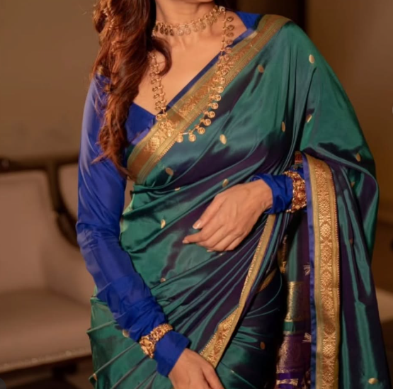 Pure Silk Paithani Saree from Maharashtra – Traditional Indian Luxury