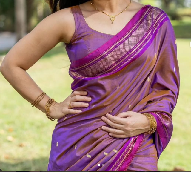 Pure Silk Paithani Saree from Maharashtra – Traditional Indian Luxury