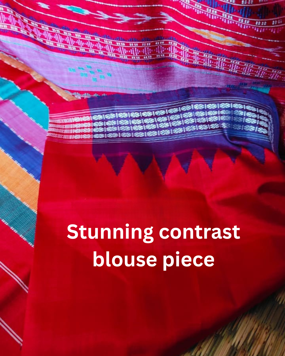 Exclusive Blue Color Berhampuri Double Pallu Silk Saree