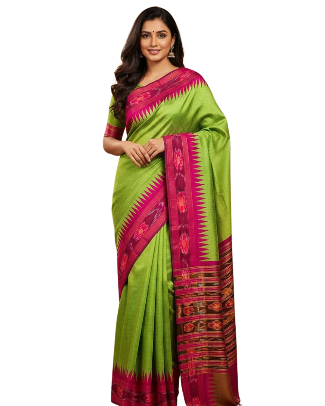 Pure Raw Silk Chhattisgarh Handloom Saree
