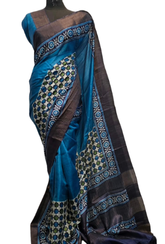 Pure Tussar Silk Handloom Saree from Chhattisgarh