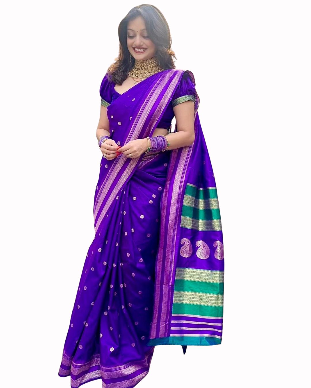 Narayan Peth Paithani Silk Saree