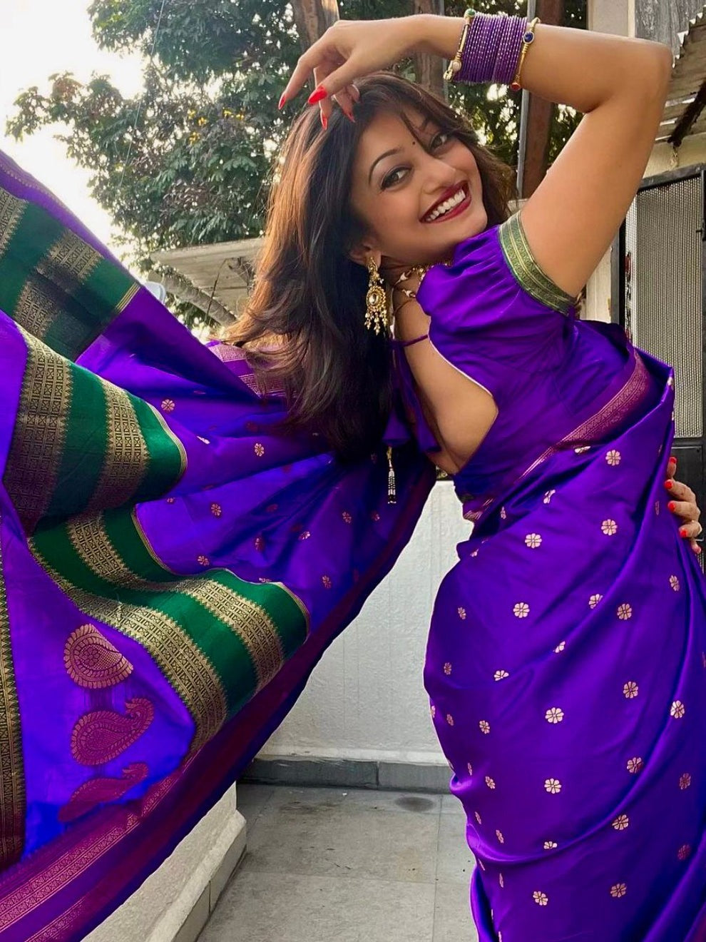 Narayan Peth Paithani Silk Saree