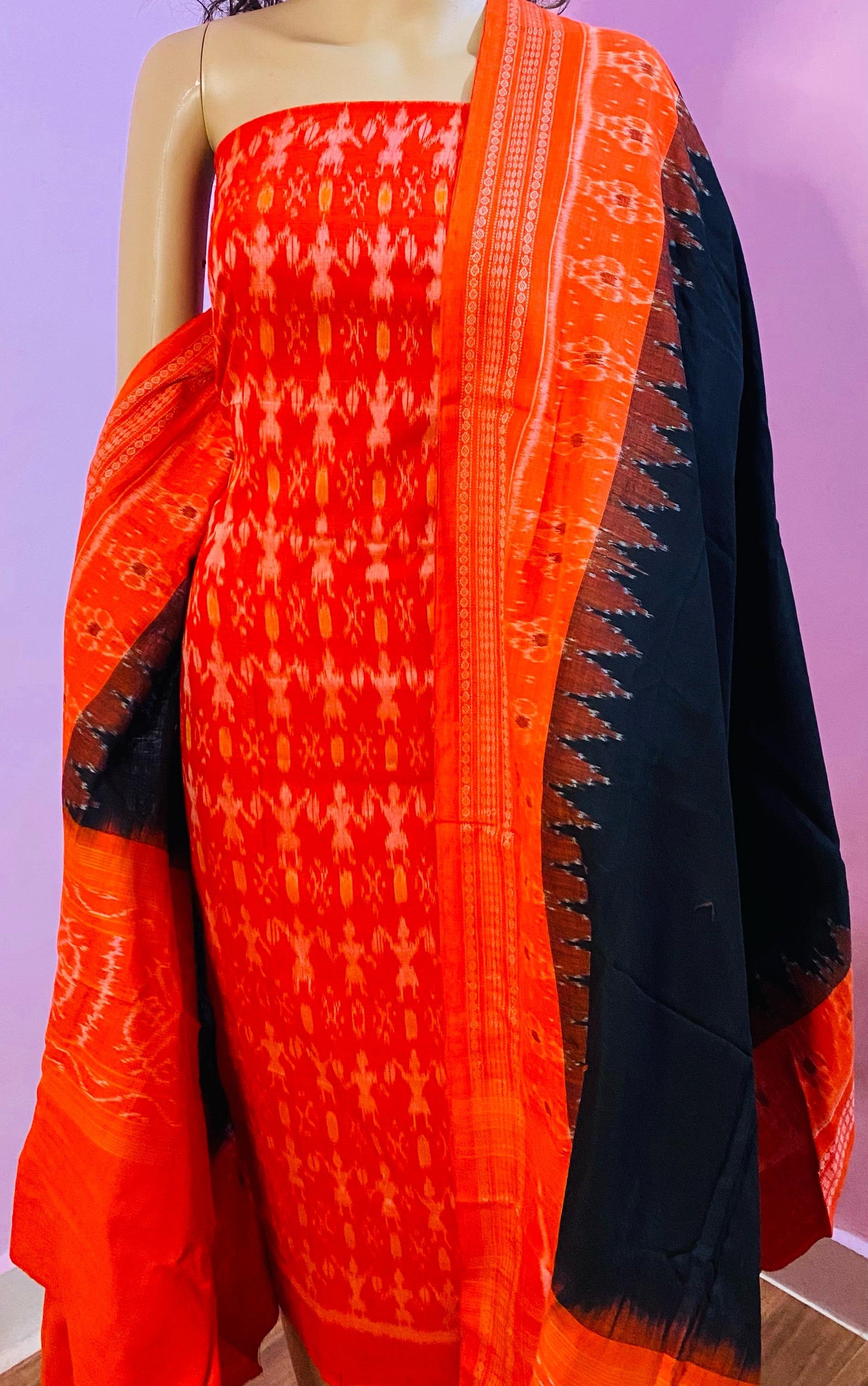 handloom cotton dress materials with price Embroidered Handloom Cotton Dress Fabric - Unstitched 2.25 Mtr Length, Multi Color, Lightweight Pure Cotton, Suitable For All Seasons at 425.00 INR at Best Price in Vrindavan