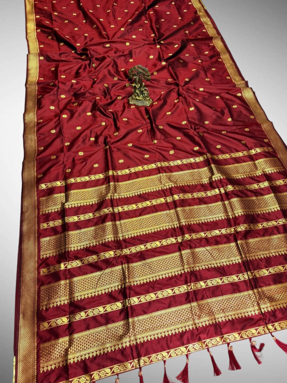 Maroon Color Kalyanipattu Silk Saree
