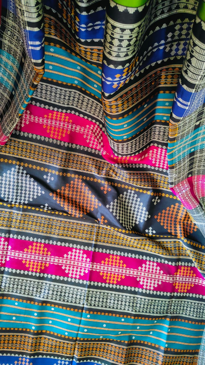Exclusive Ganga Jamuna Podhkumbha Double Aanchal Berhampuri Silk Saree