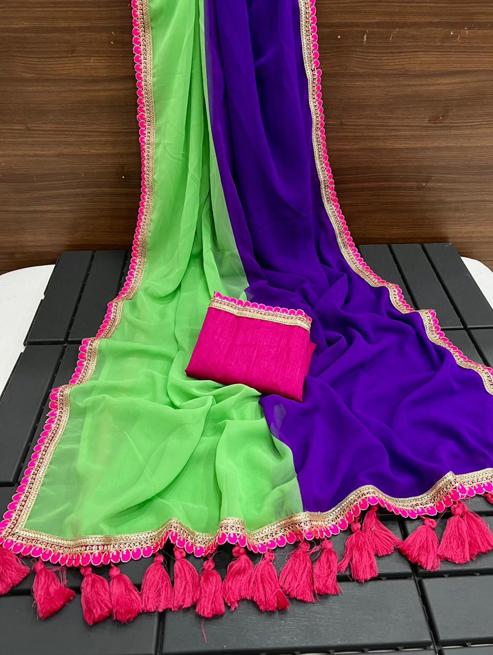Georgette Party Wear Saree