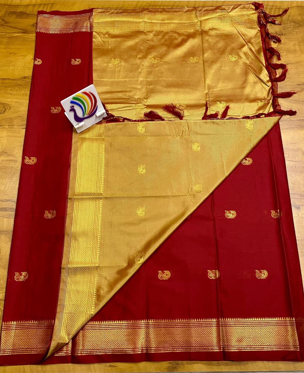 Soft Silk Kadiyal Paithani – New Vibrant Colors | All Over Butta | Gonda Pallu