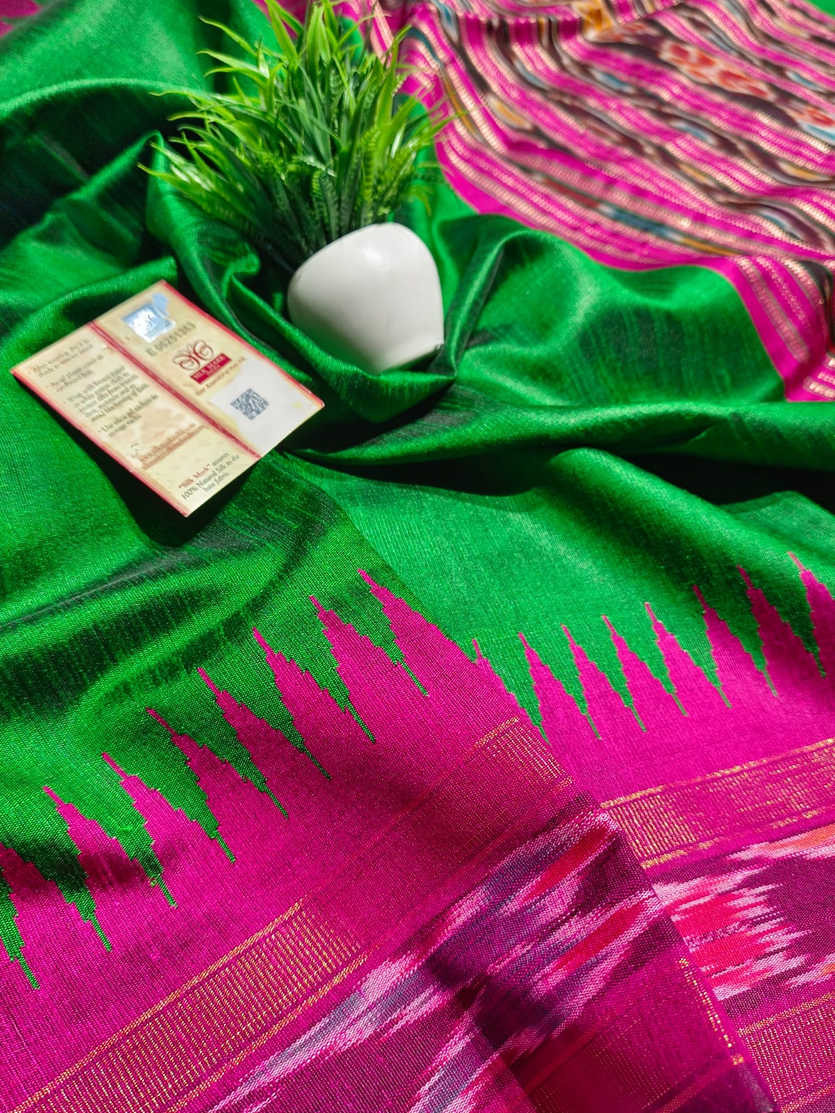 Pure Raw Silk Chhattisgarh Handloom Saree