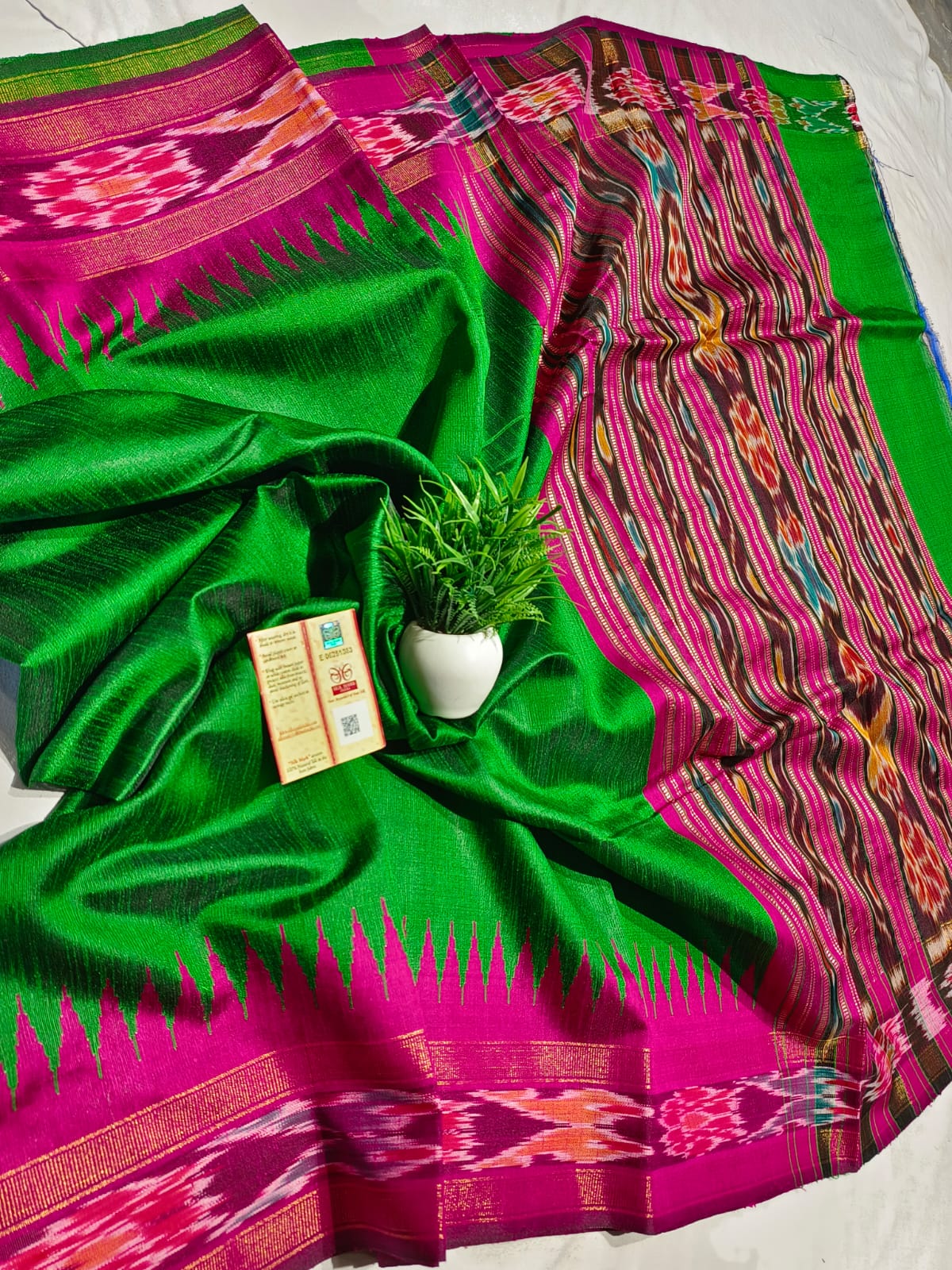 Pure Raw Silk Chhattisgarh Handloom Saree