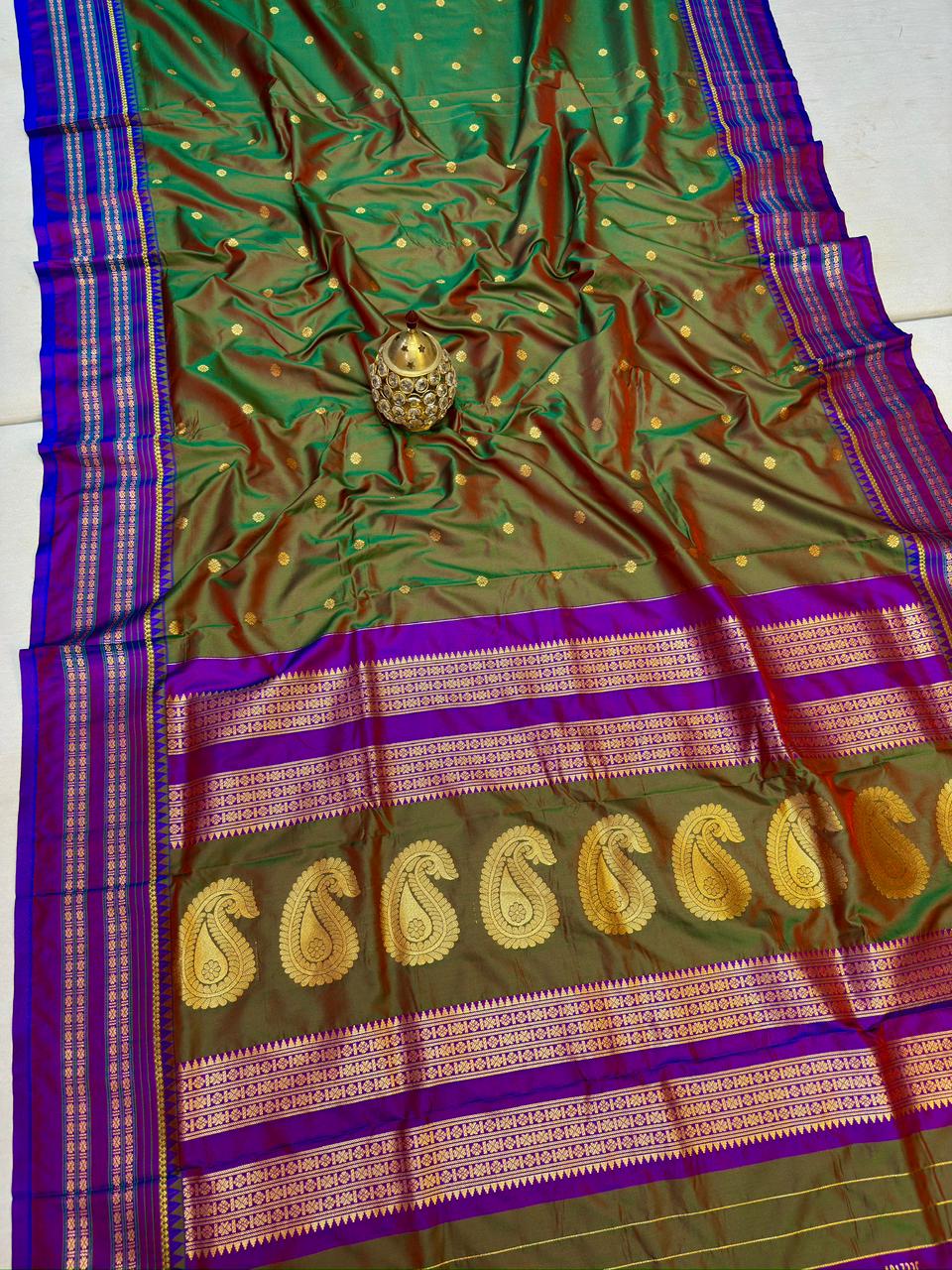 Narayanpeth Soft Silk Saree
