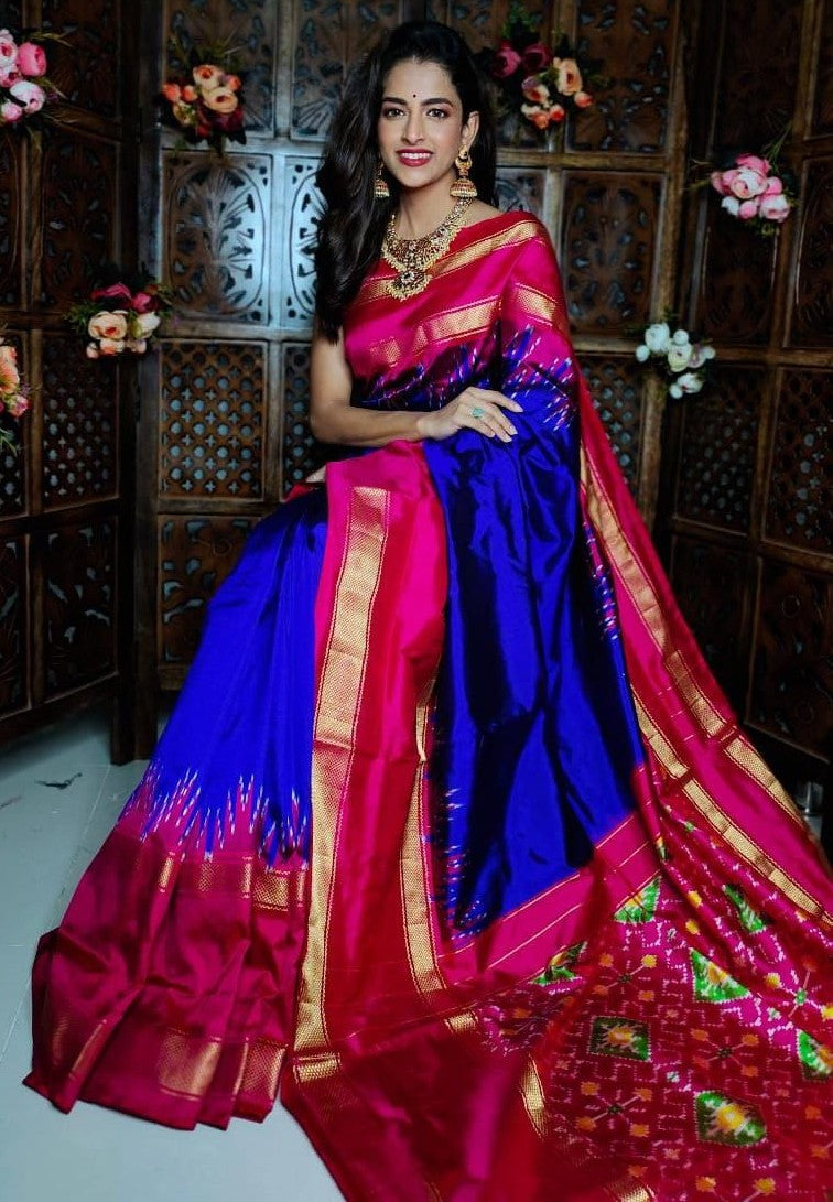 Exclusive Pure Silk (Pattu) Authentic Indian Handloom Saree