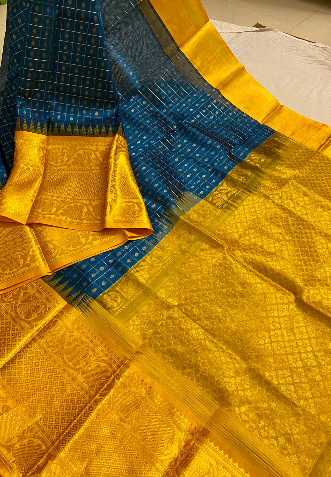 Premium Vintage Kanchi Kuppadam Pure Pattu Saree