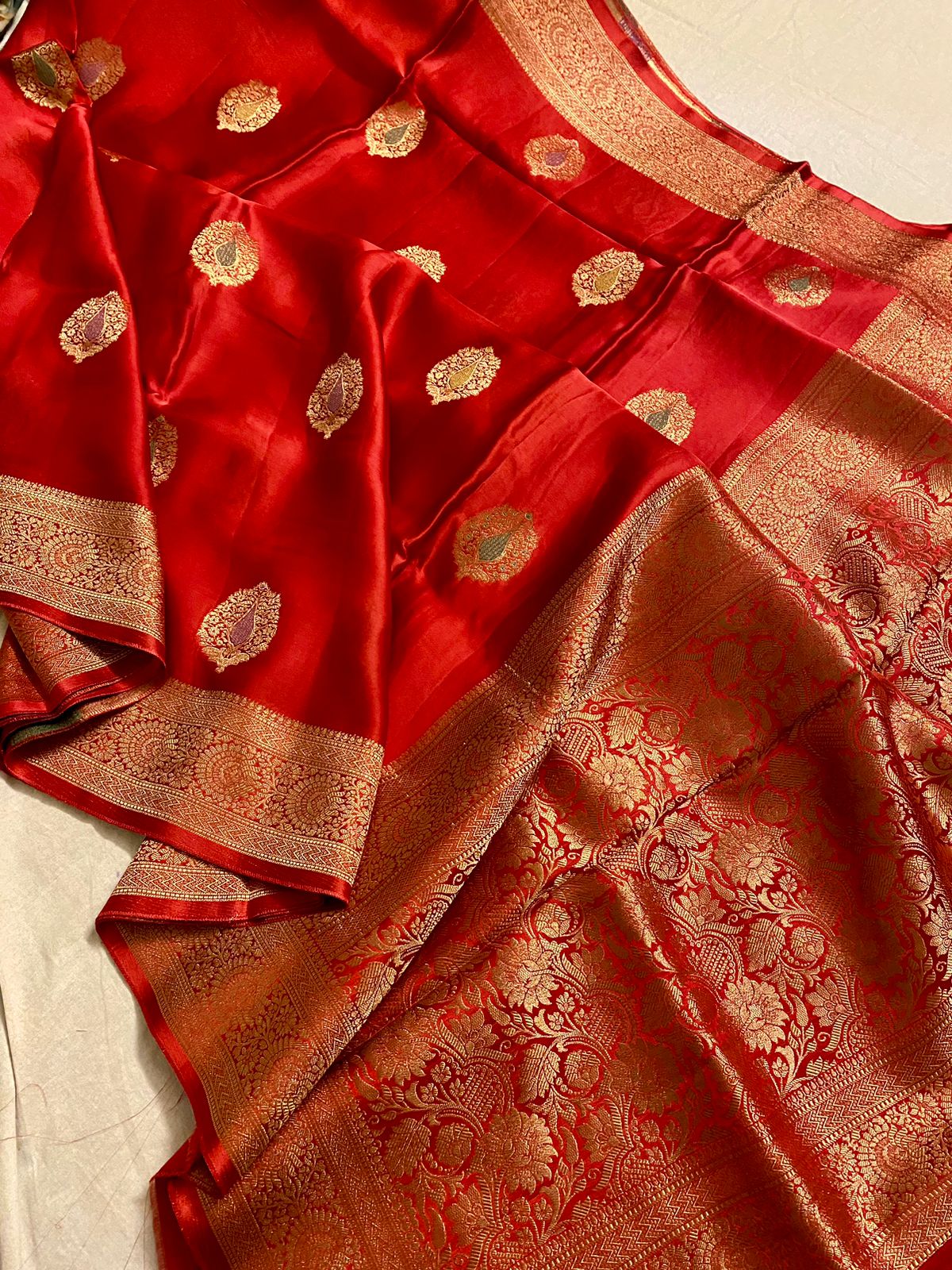 Banarasi Mashru Silk Saree