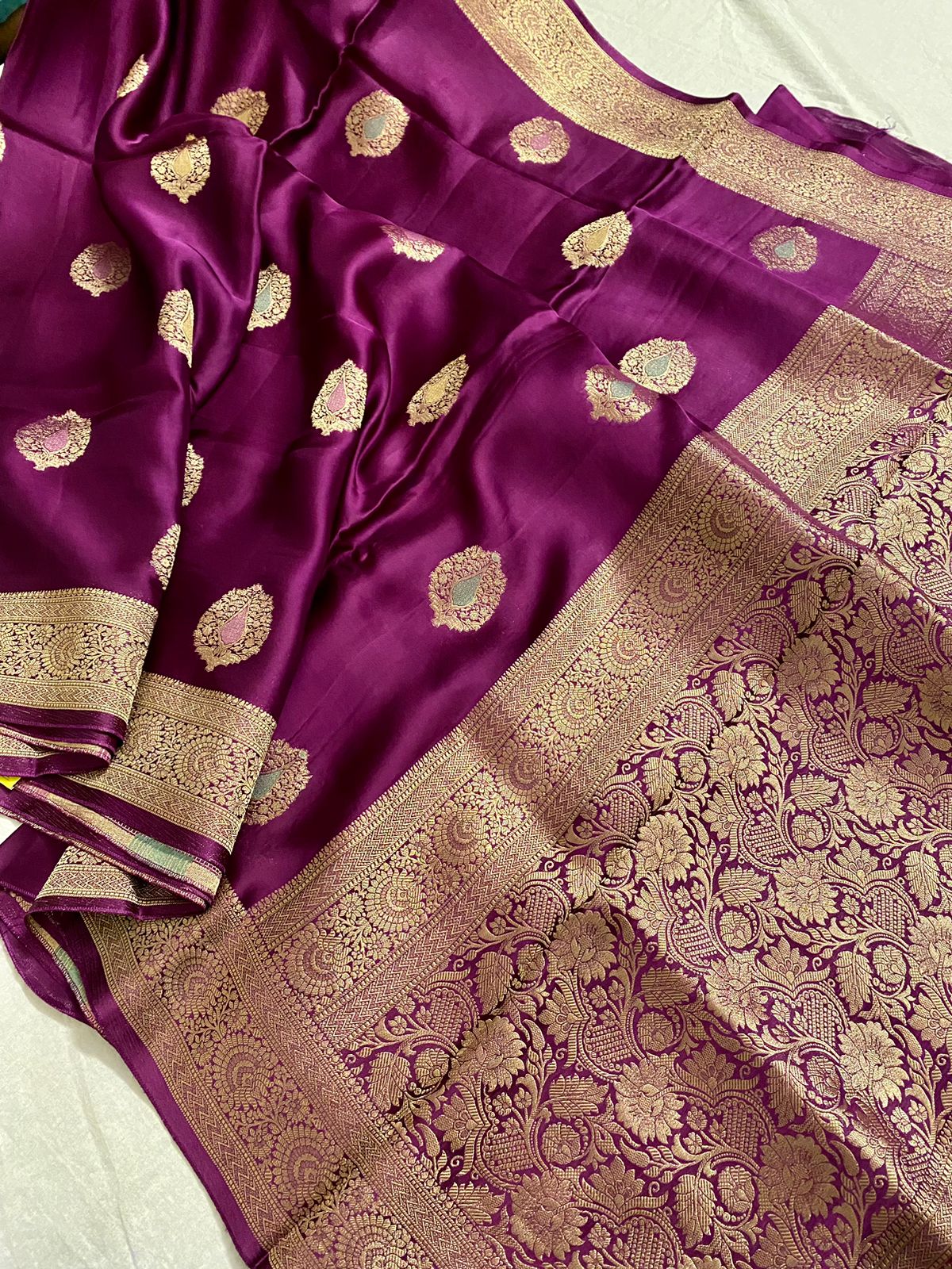 Banarasi Mashru Silk Saree