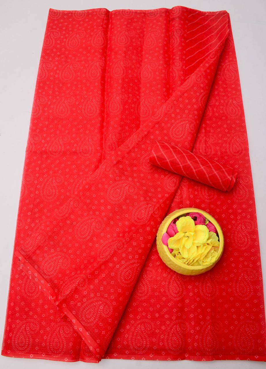 Authentic Kota Doria Printed Sarees - Lightweight Elegance for the Modern Woman