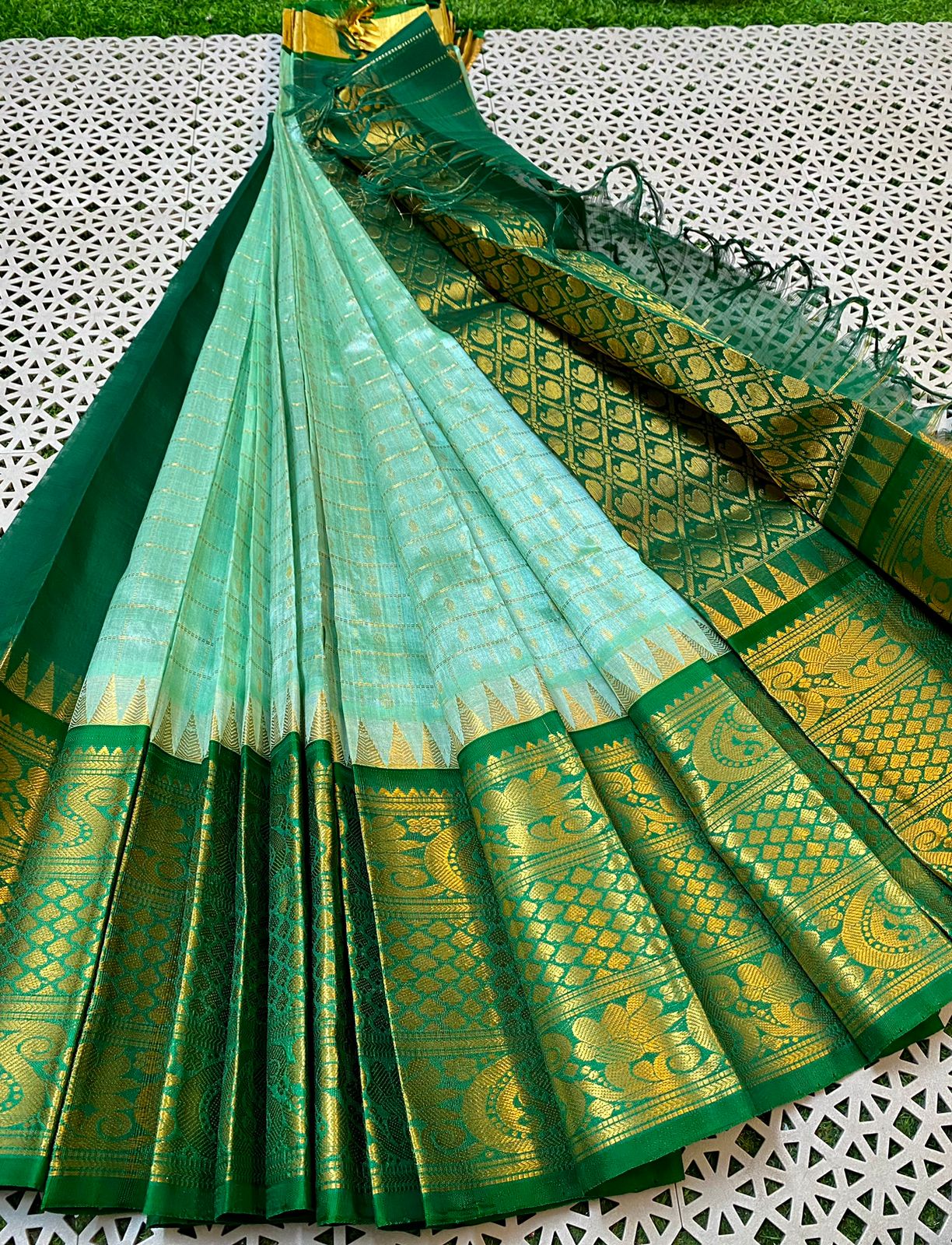 Pure Handloom Silk Saree · Kanchipuram Border · Bridal & Festive Series