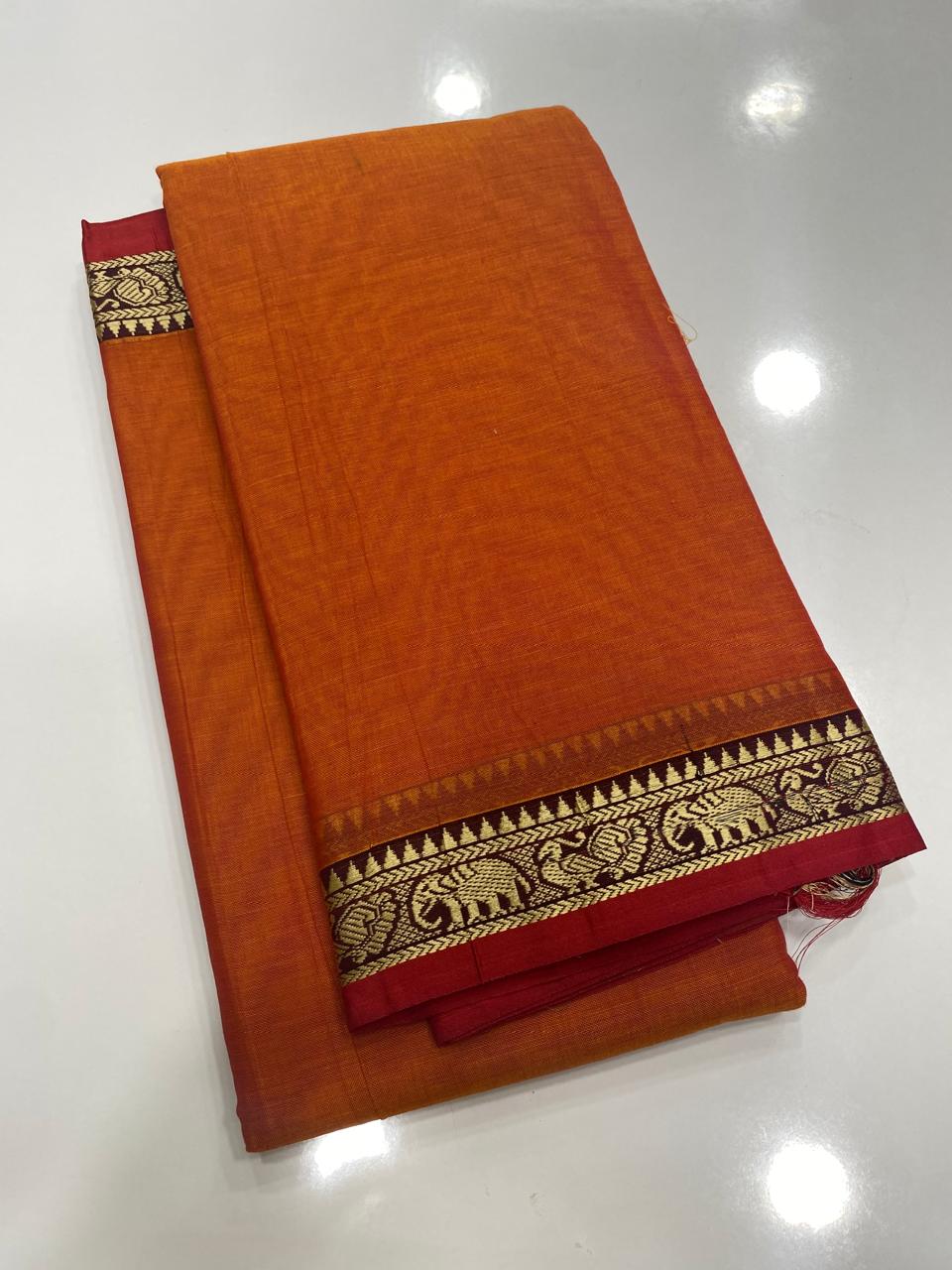 Mercerised Cotton Narayanapet Saree  | Summer Special Collection
