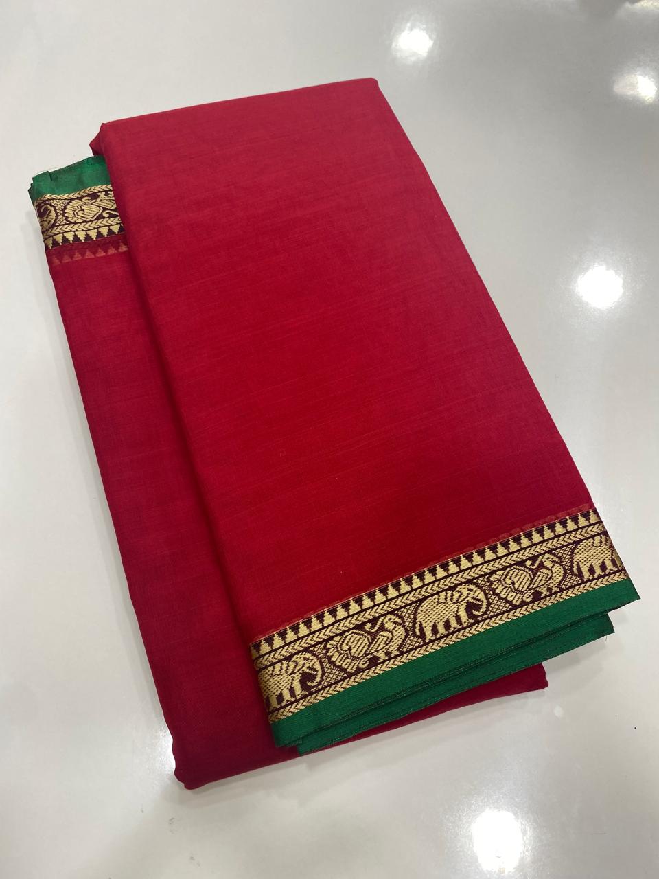 Mercerised Cotton Narayanapet Saree  | Summer Special Collection