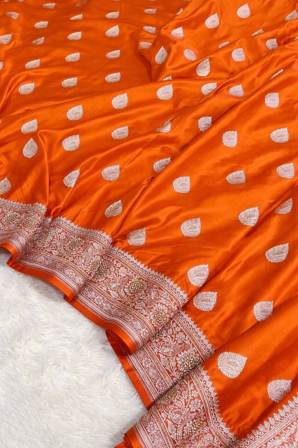 Premium Banarasi Mashru Silk Saree