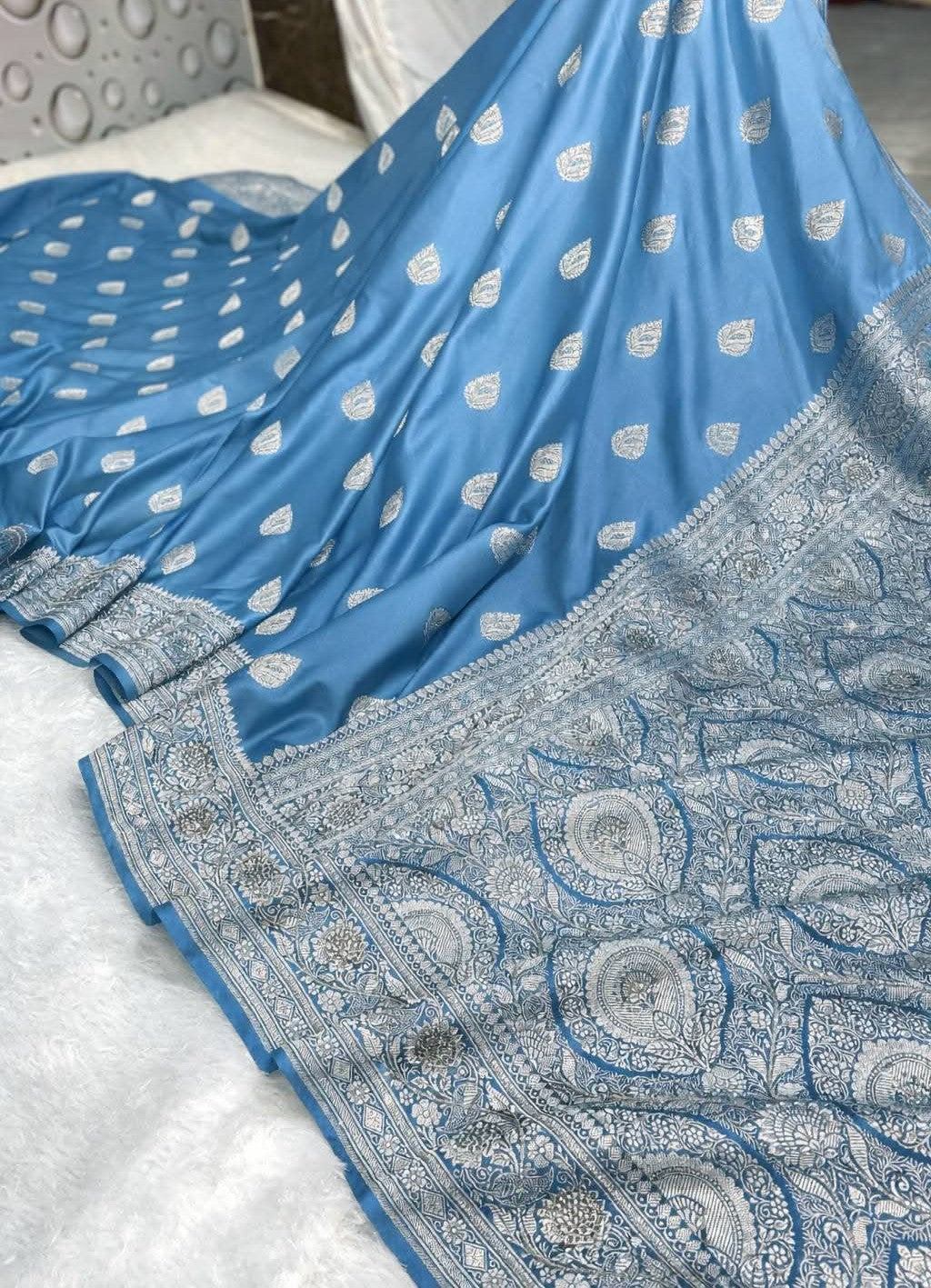 Premium Banarasi Mashru Silk Saree