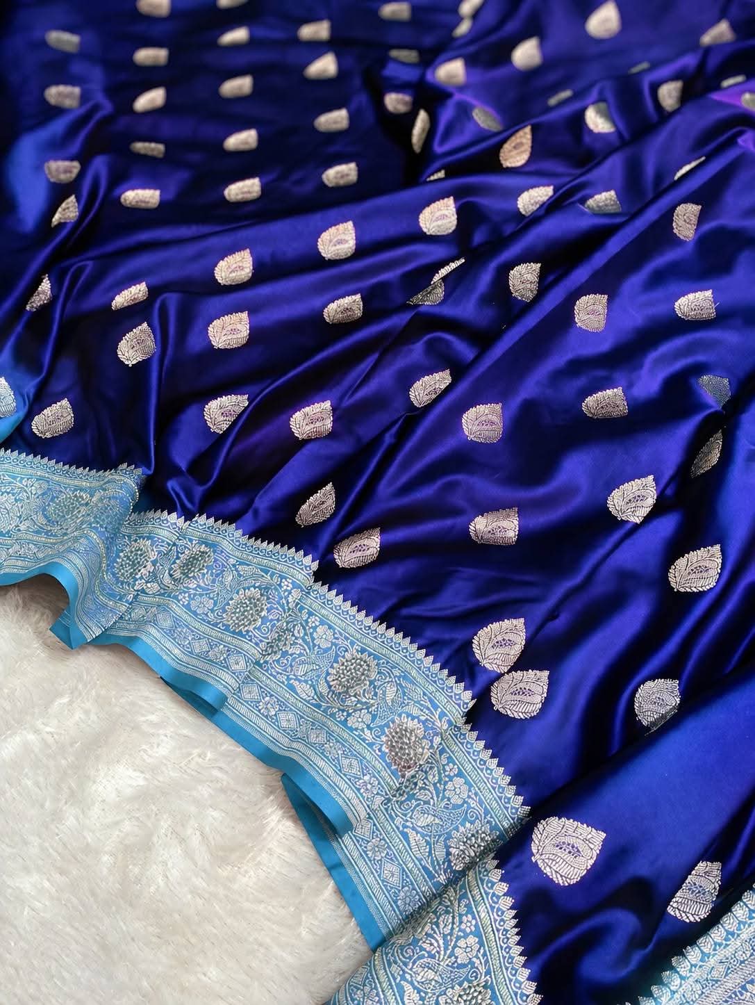 Premium Banarasi Mashru Silk Saree