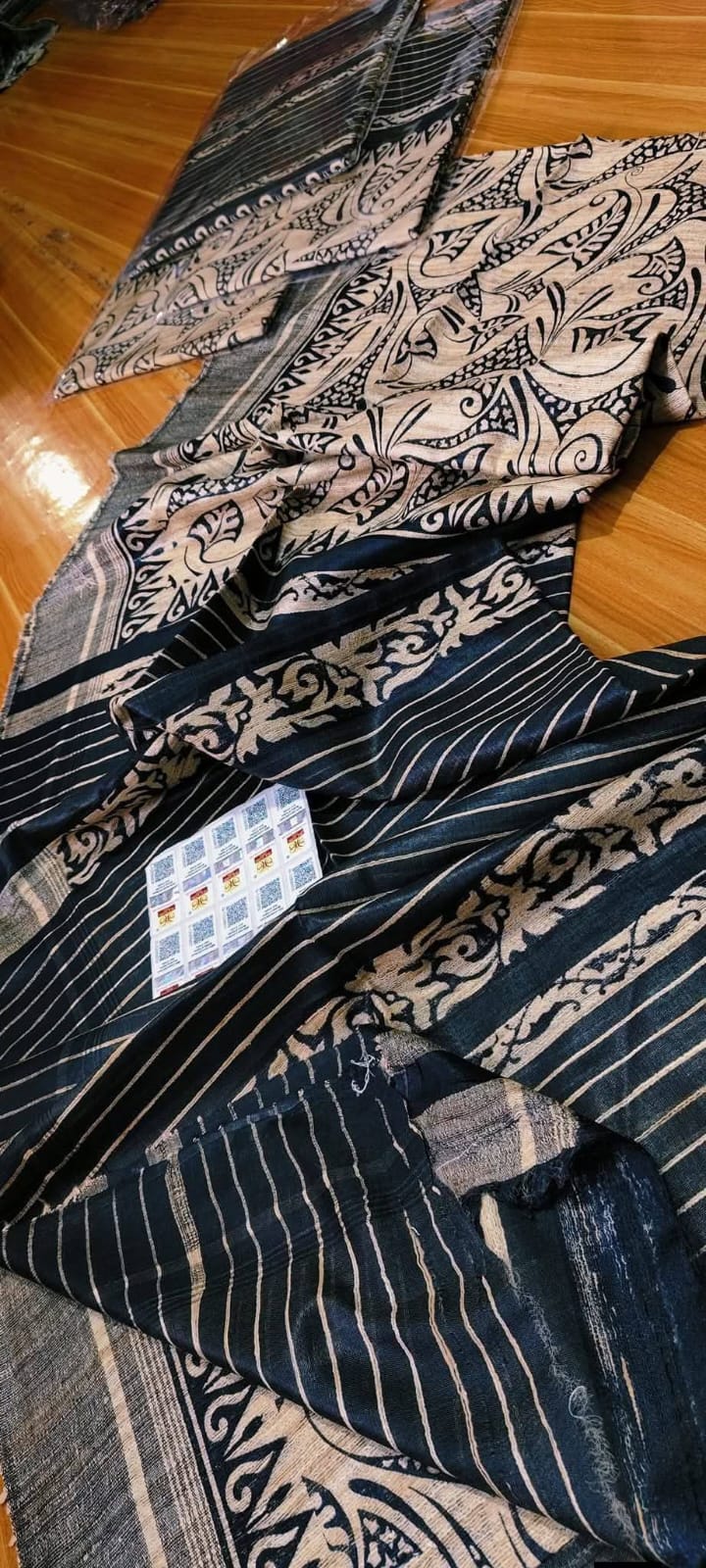 Pure Tussar Ghicha Handloom Bhagalpuri Silk Saree