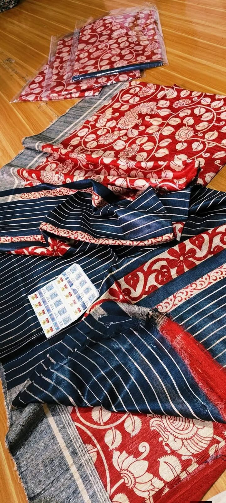 Pure Tussar Ghicha Handloom Bhagalpuri Silk Saree