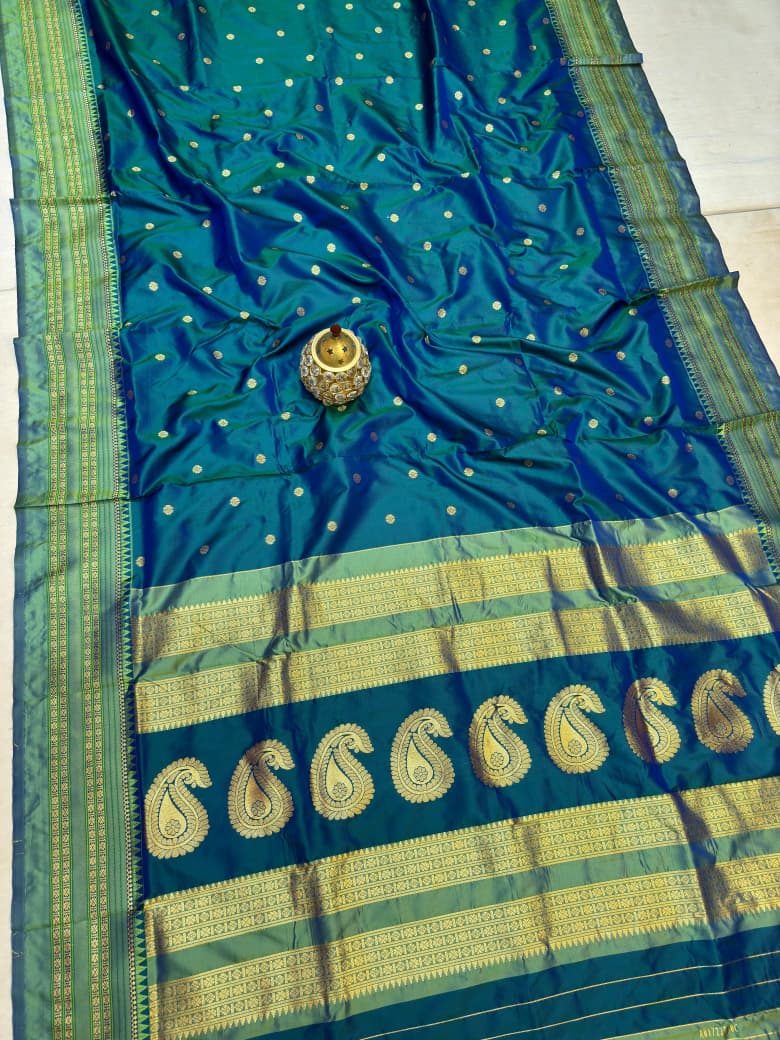 Traditional Narayan Peth Soft Silk Saree – Festive Collection