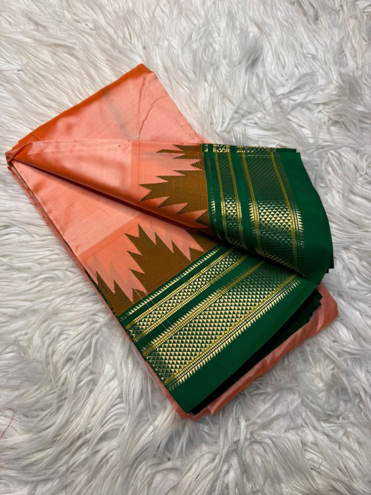 Pure Silk Ilkal-Style Kasuti Saree