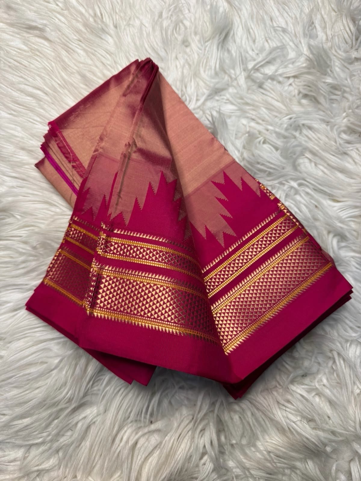 Pure Silk Ilkal-Style Kasuti Saree