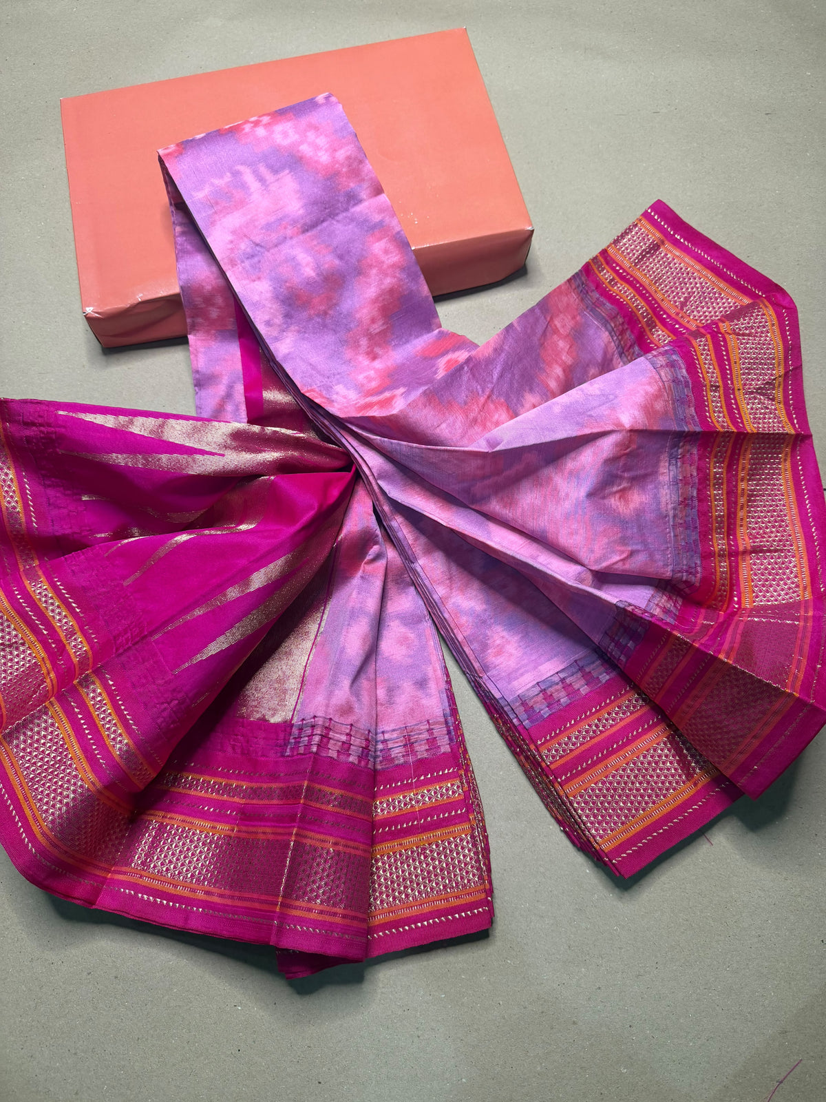 Ilkal Ikkat Design Pochampally Semi Silk Saree – Statement Occasion Wear