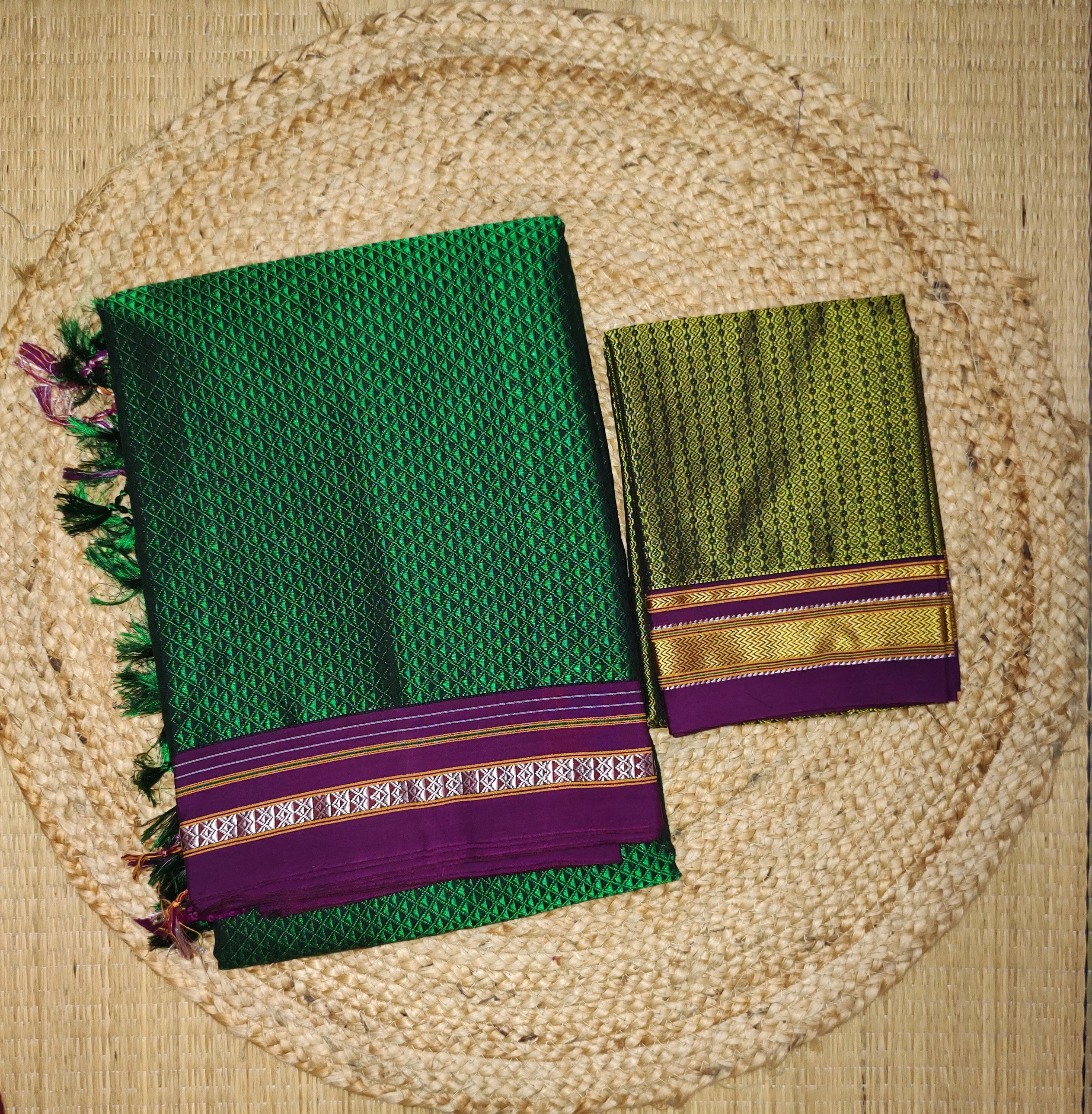 Traditional Maharashtrian Khun Saree