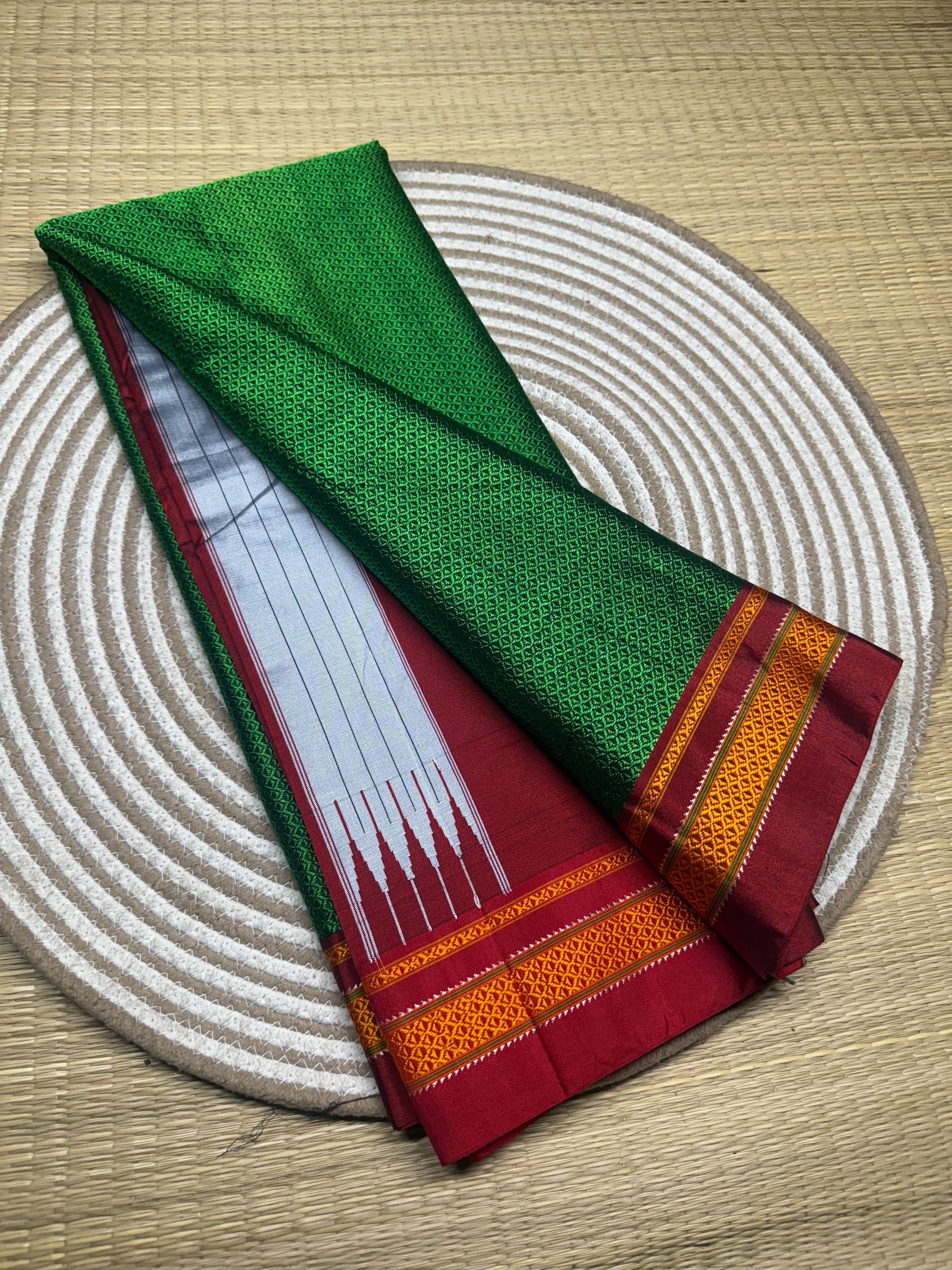 Authentic Handloom Reshma Khan Blend Cotton Saree