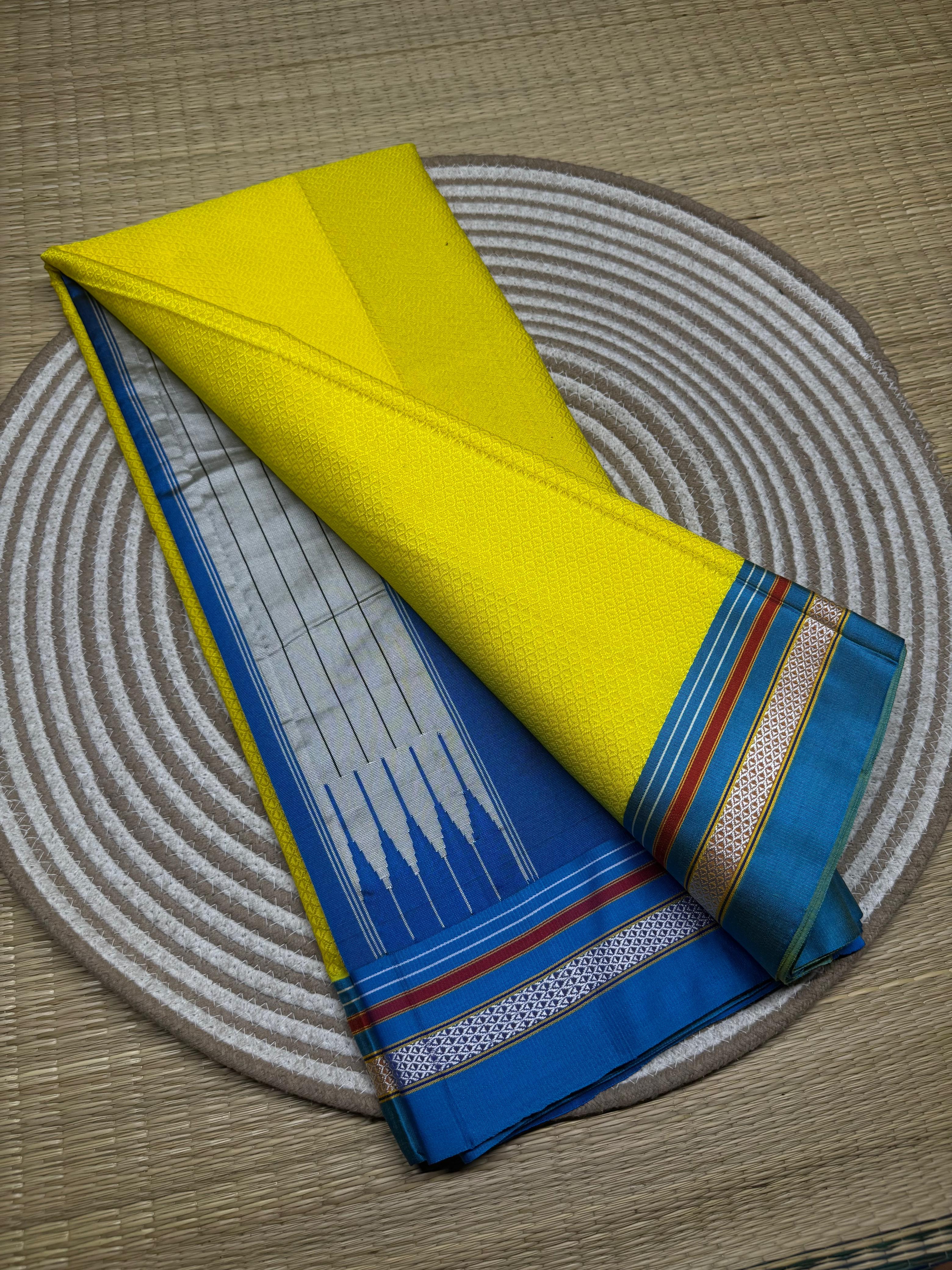 Authentic Handloom Reshma Khan Blend Cotton Saree