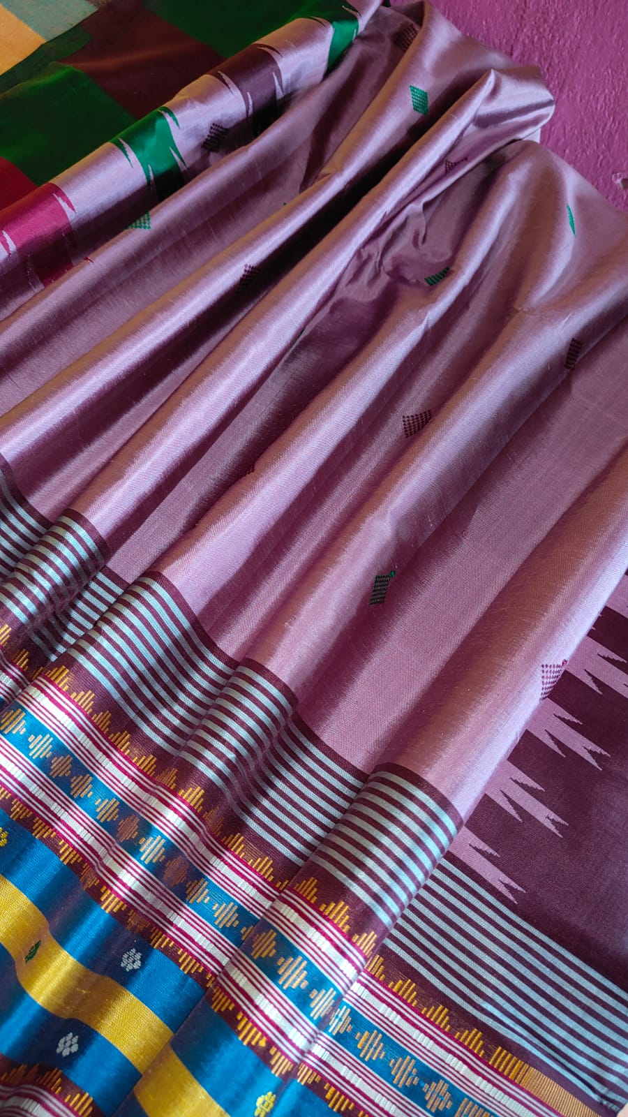 Exclusive Berhampuri Double Pallu Silk Saree – A Collector’s Choice