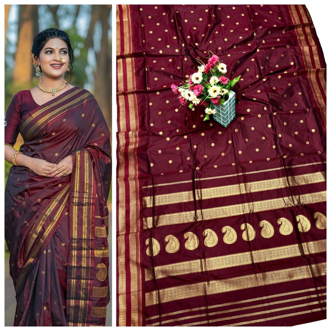 Narayan Peth Paithani Silk Saree