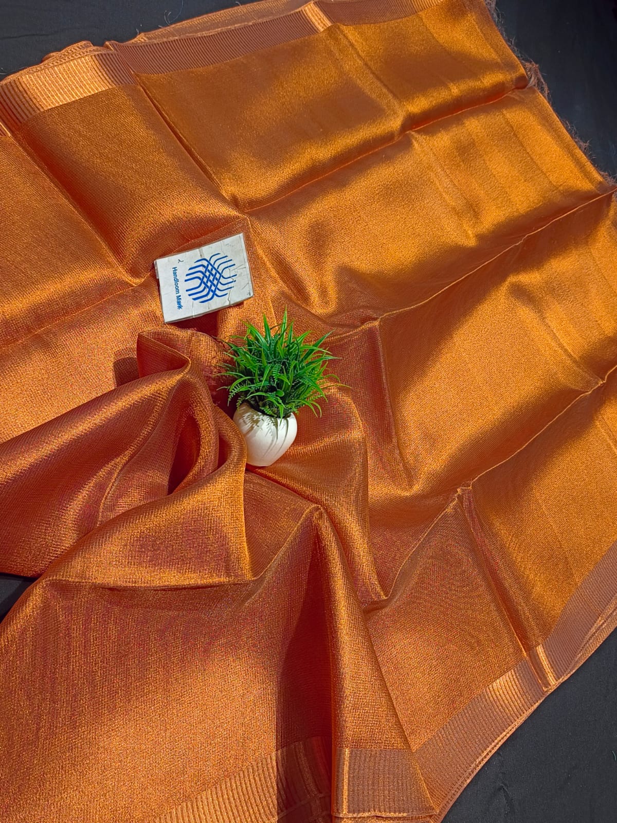 Flora Semi Tussar Tissue Saree | Chhattisgarh Handloom