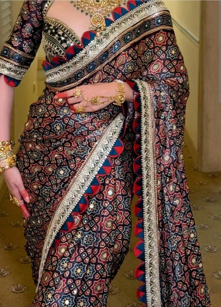 Ajrakh Sarees