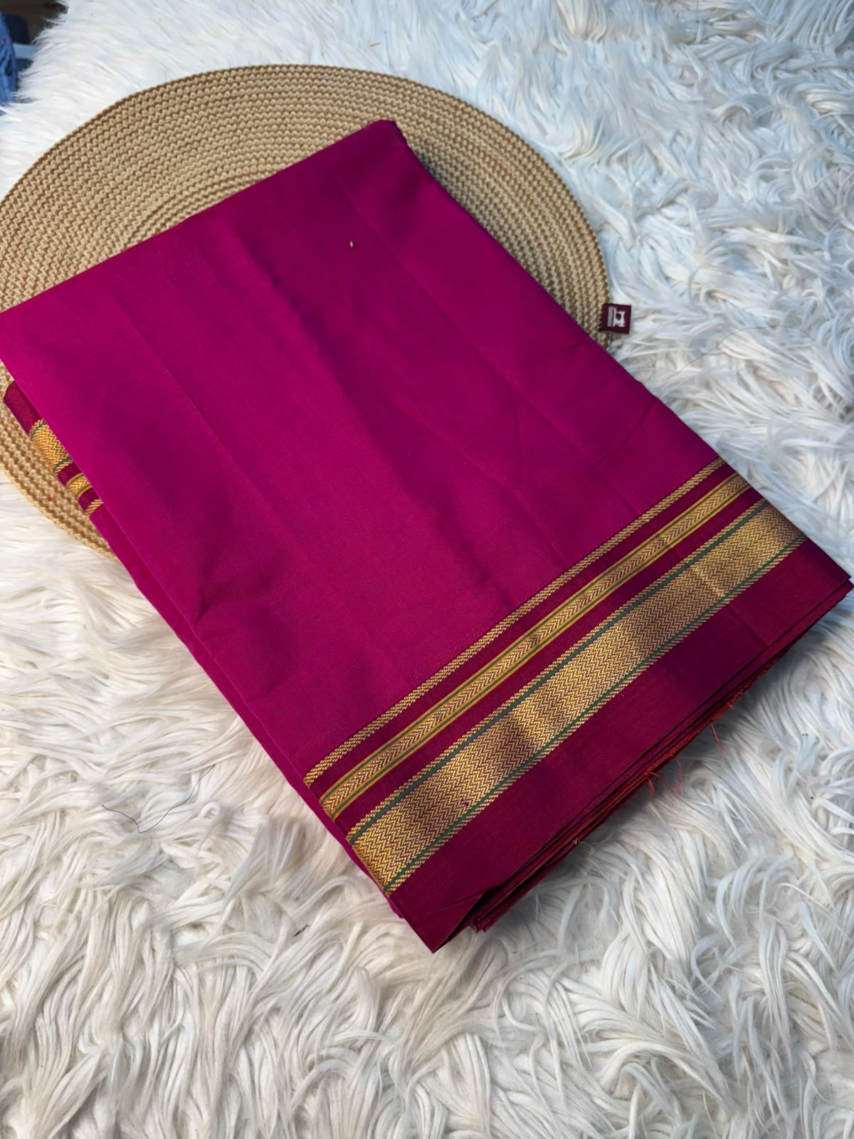 Chikki Paras Ilkal Plain Saree | Traditional Karnataka Handloom Saree