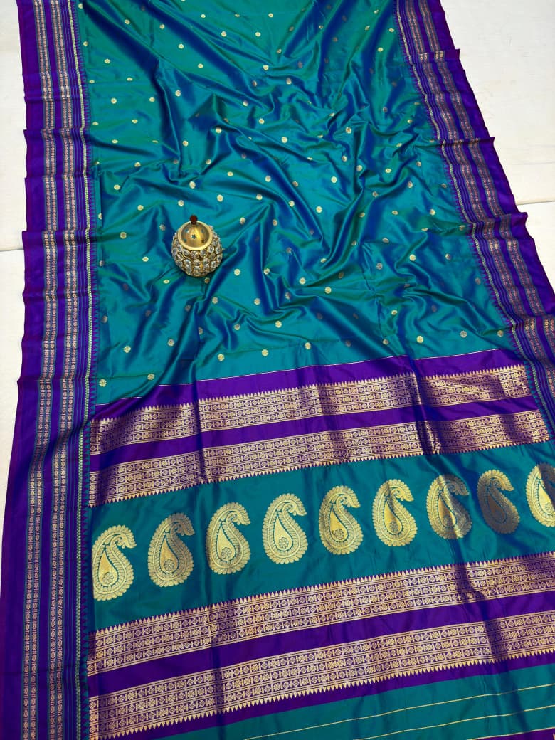 Traditional Narayan Peth Soft Silk Saree – Festive Collection